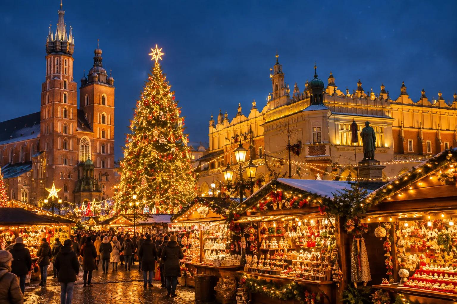 Kraków -Jarmark Bożonarodzeniowy