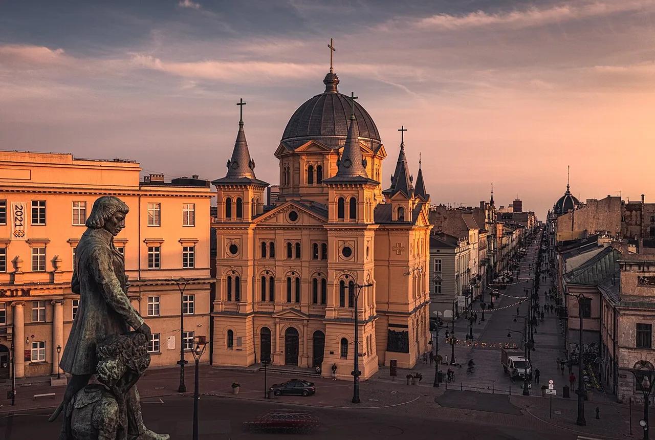 Ulica Piotrkowska w Łodzi
