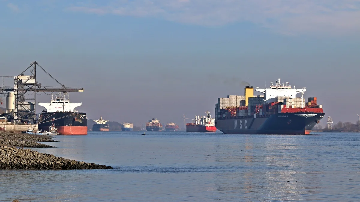 Port w Hamburgu